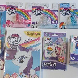 My Little Pony Mini Figures+ Movie + Cards +Puzzle+ Suncatchers Lot of 8